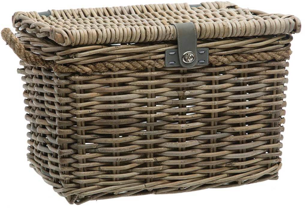 Mand - New Looxs Melbourne L - Grijs - Voorop - 45 Liter Mand - New Looxs Melbourne L - Grijs - Voorop - 45 Liter